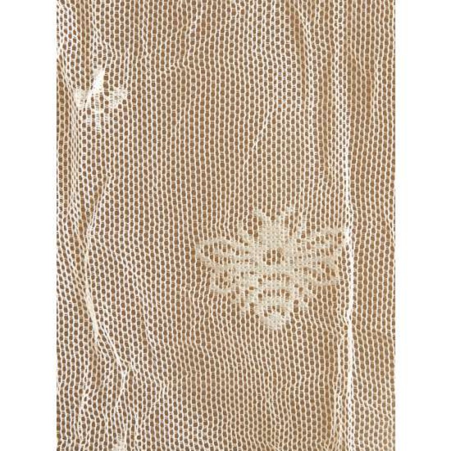 Curtains & Drapes * | Outlet Vermont Country Store Honeybee Lace Rod Pocket Tier