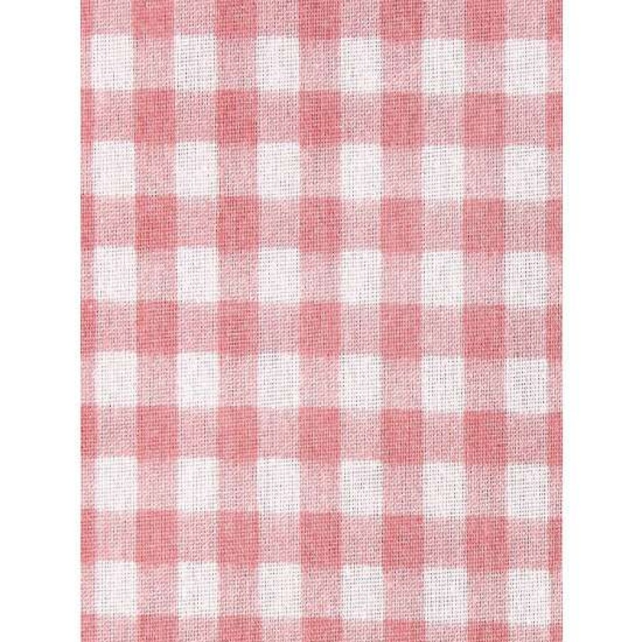 Valances * | Outlet Vermont Country Store Classic Gingham Ruffles Rod Pocket Tailored Valance