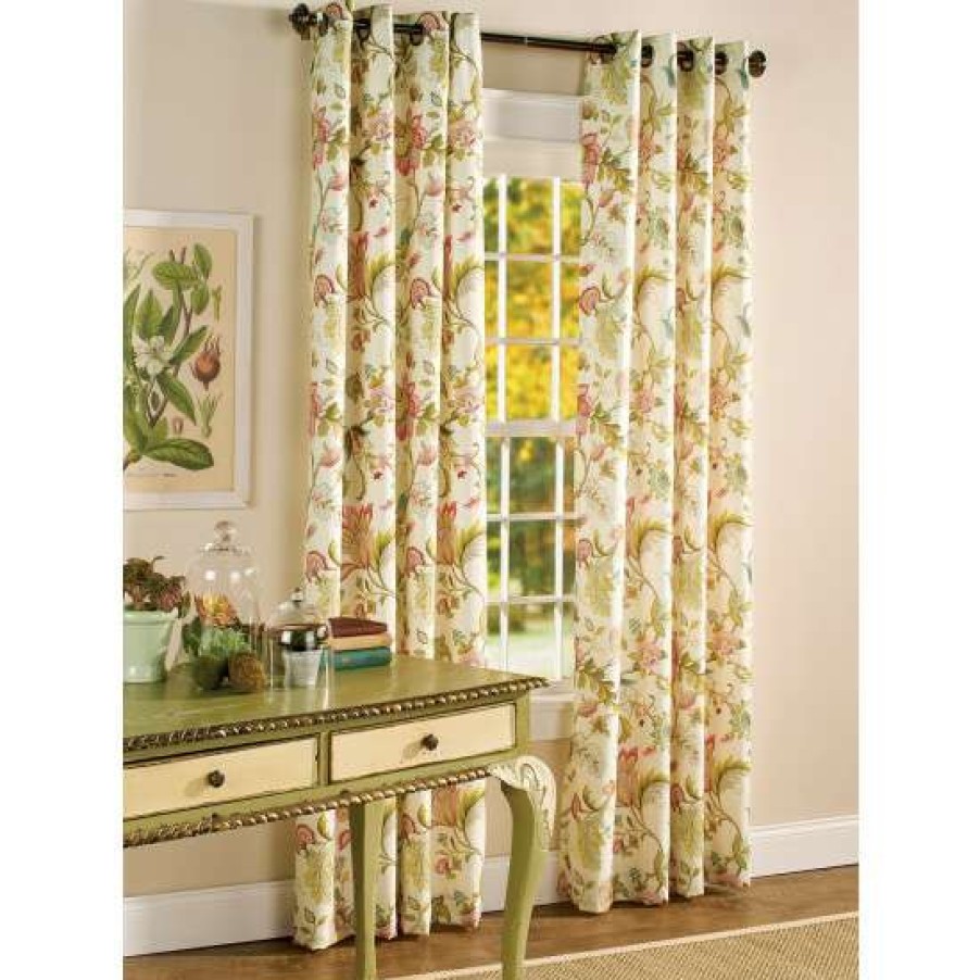 Curtains & Drapes * | Best Pirce Vermont Country Store Chateau De Fleur Grommet Top Panel